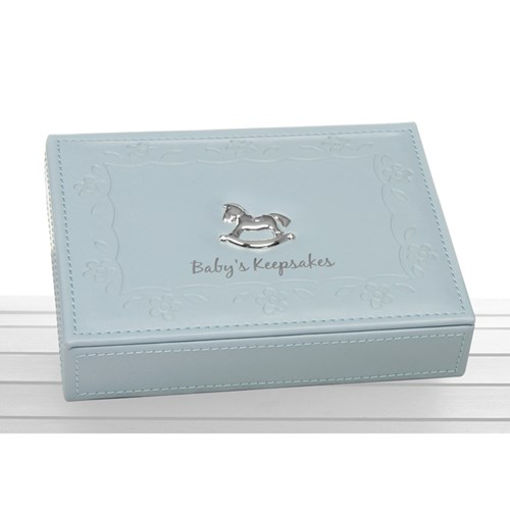 Picture of BABY KEEPSAKE BOX BLUE